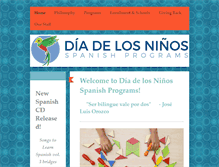 Tablet Screenshot of diadelosninos.org